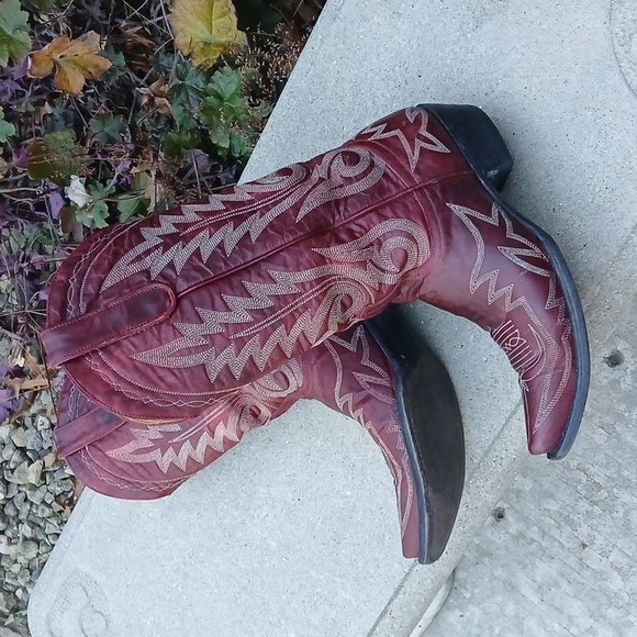 OLD GRINGO WOMEN'S NEVADA RED 13" BOOT Sz 8.5 GUC - Picture 5 of 16